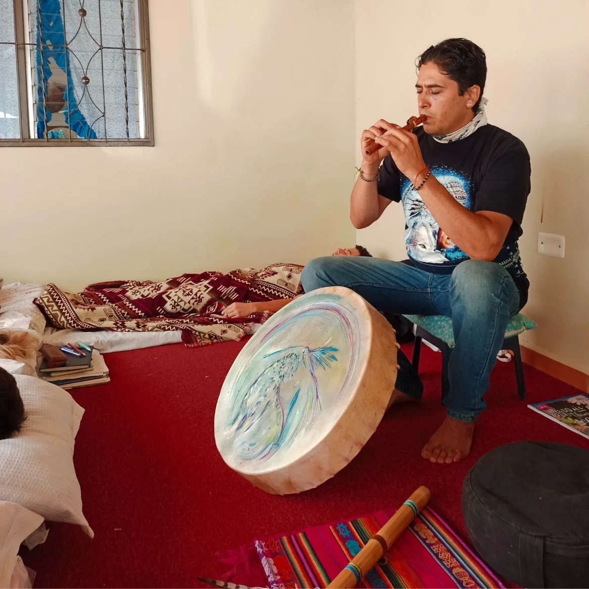 Baños de sonido y armonización · imagen de los canales de Chasqui